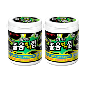 롯데 졸음번쩍껌 용기 졸음껌