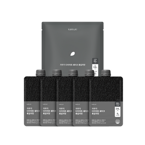 가꾸기 다이어트 단백질 쉐이크 (흑임자맛) 1팩 5개입 식단 맛있는 식사대용 파우치 체조식