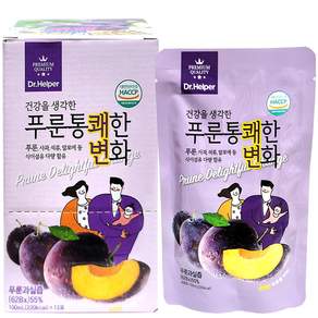 푸룬 통쾌한변화 100ml/푸룬 사과 알로에 과실즙/식이섬유