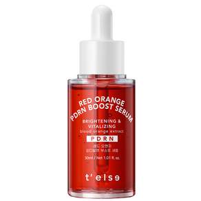 [수분플럼핑] 티엘스 레드 오렌지 PDRN 부스트 세럼 30ml 입체광피부 수분광채 색소침착토닝 피부결개선 속보습 속수분충전 수분볼륨케어 잡티흔적케어 깨끗한피부