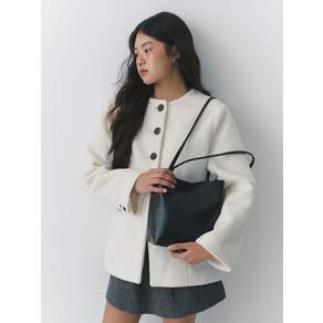 GANISONG 실 숄더 백_블랙