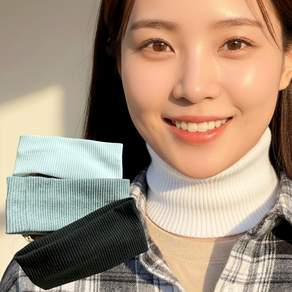 상일상회 페이크 목폴라 목가리개 목토시 공갈 목티 3장 면넥워머