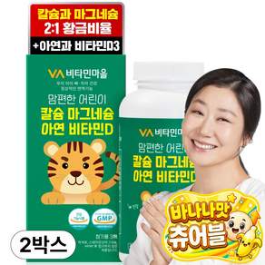 비타민마을 맘편한 어린이 칼슘 마그네슘 아연 비타민D 234g