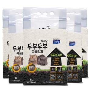 sj 타비 극세입자 두부두부모래 오리지날 2.8kgx6개입 고양이모래