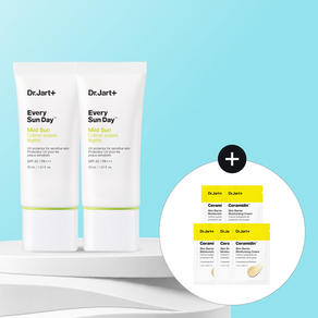 닥터자르트 1+1 순둥이선크림 에브리 선 데이 마일드 30ml SPF40 PA++++세라크림1.5mlX5