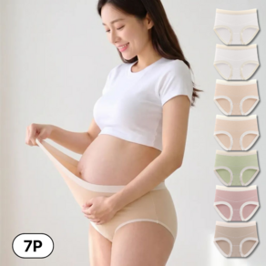 로비엔 임산부 팬티 프리미엄 모달 7종세트
