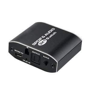 컴스 3포트 오디오광 선택기 SPDIF Toslink 오디오 스위치