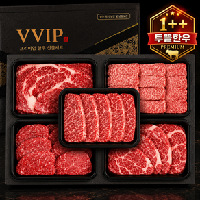 투뿔 1++ 특수부위 한우선물세트 구이용 1kg