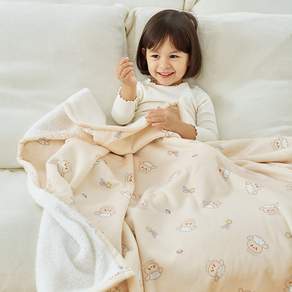 마롤로뜨 빌리지 아기 극세사 블랭킷 이불 담요 유모차 겨울 신생아 아기겉싸개 밍크담요 벨보아