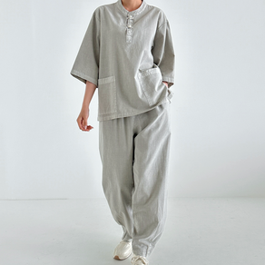순면생활한복 개량한복 40수 남녀공용 여름 티바지세트 낱장구매가능 절복 법복 made in korea