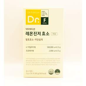 닥터에디션 레몬진저발효효소 30포 1박스