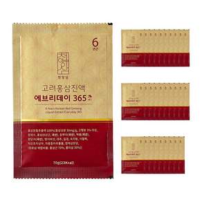 천양삼 6년근 고려홍삼진액 에브리데이 365 30포, 1개, 2.1kg