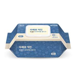 르웨이 프리미엄 대형물티슈 엠보싱 캡형 60매