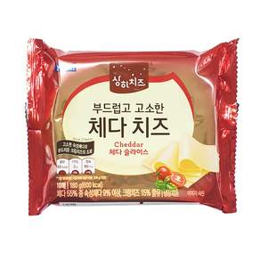 상하 부드럽고 고소한 체다치즈360g(20매입)x4팩/냉장