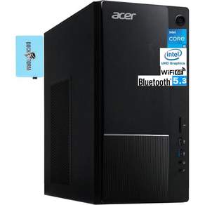 Acer Aspire 고성능 프로페셔널 데스크톱 PC 인텔 i5 - 14400 8GB DDR5 512GB SSD UHD 730 300W PSU WiFi 6E 블루투스 5.3 R
