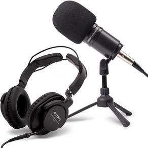 ZOOM ZDM-1PMP XLR 다이나믹 마이크 팩 전달용 게임 실황 팟캐스트 나레이션