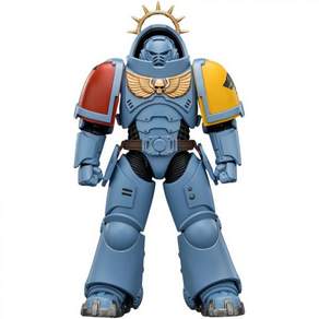 JOYTOY 액션 피규어 워해머 40K 5인치 게임 에디션 헤비 인터세서 볼트 라이플 및 피스톨 포함 118 가동 모델 수집용 15세 이상 블랙 템플러