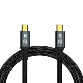 컴스 C타입-C타입 USB 3.2 Gen 2 100w 8K 20Gbps PD 고속충전 케이블 JA295