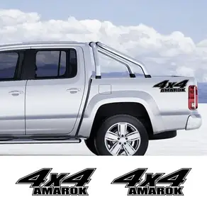 폭스 바겐 Amarok 트럭 바디 후드 장식 데칼 트렁크 비닐 커버 자동 튜닝 액세서리 용 픽업 바디 사이드 스