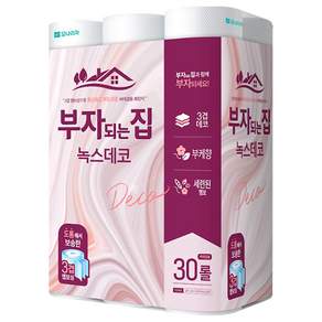 모나리자 부자되는집 녹스데코 3겹 30m 30롤