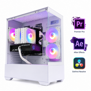 메가컴 4K 영상편집 컴퓨터 고사양 유튜브 동영상 프리미어 프로 방송용 영상편집용 PC 인텔 i5 인텔 5