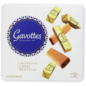 가보트 - 프랑스산 바삭한 레이스 크레이프 240개입 1.25kg Gavottes - Crispy Lace Crepes from France 240ct 44oz