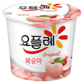 빙그레 요플레 홈복숭아 아침식사 간식