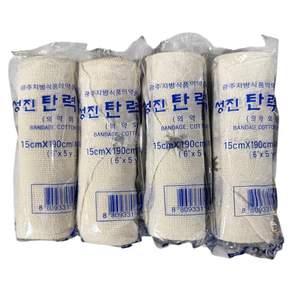성진 탄력붕대 15cm (6in) x 2개 압박붕대 특대형