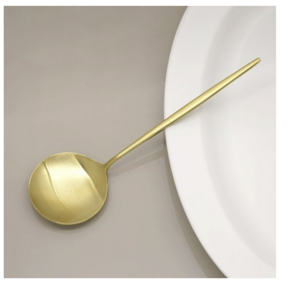테이블아트 국산 아벨라 무광골드 서빙스푼