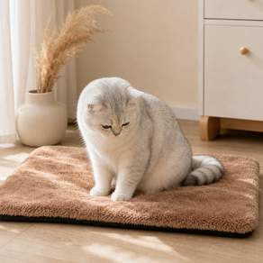 하루꿈 반려동물 온열매트 강아지 고양이 자가발열 보온 겨울 침대 케이지 이동장 방석
