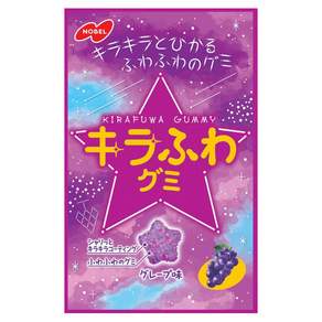 노벨 제과 키라 후와 구미 포도 맛 50g×6봉입