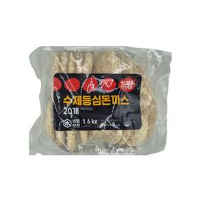 식자재왕 수제 등심돈까스 1.6kg 냉동 대용량 업소용