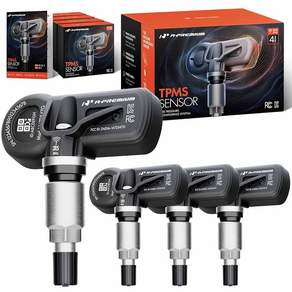 A-Premium 사전 프로그래밍된 TPMS 센서 타이어 압력 모니터링 센서 4개 - 도요타 렉서스 사이언과 호환 - 아발론 캠리 코롤라 하이랜더 프리우스 Rav4