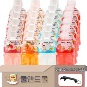 [쿨앤드몰] 모구모구 리치+복숭아+요거트+딸기6 ( 고급오프너 증정 )
