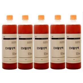 이엠그린 EM활성액 1 000ml 5병 세트