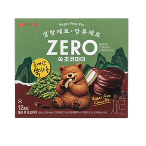 롯데 ZERO 쑥 초코파이