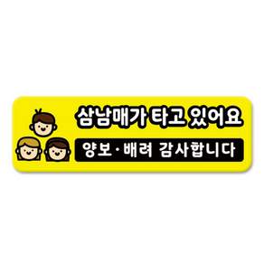 라쿤마켓 차량용 자석 스티커 총29종 초보운전 아이가 타고 있어요 임산부가 타고있어요 강아지가 타고있어요 어르신운전중 혈액형 장애인 도로주행 연수용 탈부착 반사
