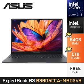 ASUS ExpertBook B3 B3605CCA-MB0348 Ultra5 225H 비즈니스 노트북