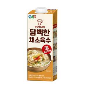 [[828282]] 정식품 간단요리사 담백한 채소육수