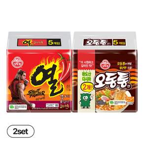 오뚜기 오동통면x10개+열라면x10개