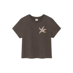 매장정품 더 콜디스트 모먼트 THE COLDEST MOMENT THECOLDESTMOMENT w TCM vintage starfish crop T brown 26051839 1