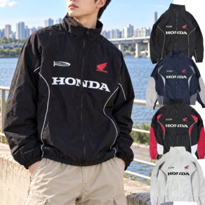 혼다 HONDA 바람막이 트랙 집업 자켓 남녀공용