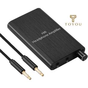 헤드폰 앰프 하이파이 3.5mm 스테레오 오디오 게인 스위치 휴대용 지원 임피던스 16-300 MP3MP4휴대폰디지털 플레이어컴퓨터Xbox One용 헤드셋PS4PS5 컨트롤러