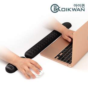 세트 : 아이퀸 고급형 마우스 손목 받침대 키보드손목받침대 쿠션 보호대 패드 팜레스트