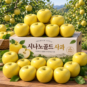 [최대19브릭스] 당도선별 시나노 골드 사과