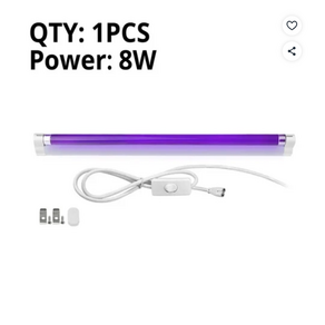 자외선 램프 T5 석영 220V UVC 8W 병원용 UV 튜브 LED 가정 6W 110V