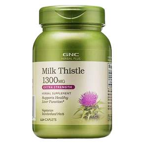 GNCHERBALPLUS 밀크 시슬 1300mg 캐플릿