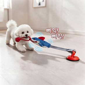 터그놀이 흡착식 강아지 로프 이갈이 장난감