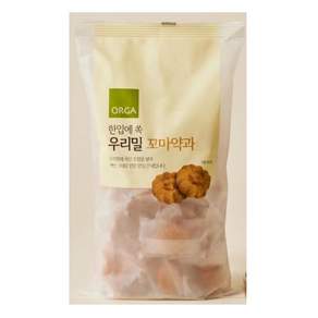 풀무원 올가 꼬마약과 우리밀 한입 쏙 약과 스낵 전통과자 어른간식 아이간식 어르신학교 유치원 어린이집간식