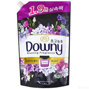 PG 다우니 초고농축 생화향기 미스티크 리필 1.35L 1개 ~ 1350ml